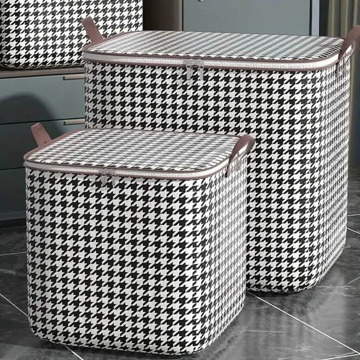 Kalsten | 2-Pack: Quilt Storage Bag Organizer Nonwoven Dustproof Foldable Closet Space-Saving Bag