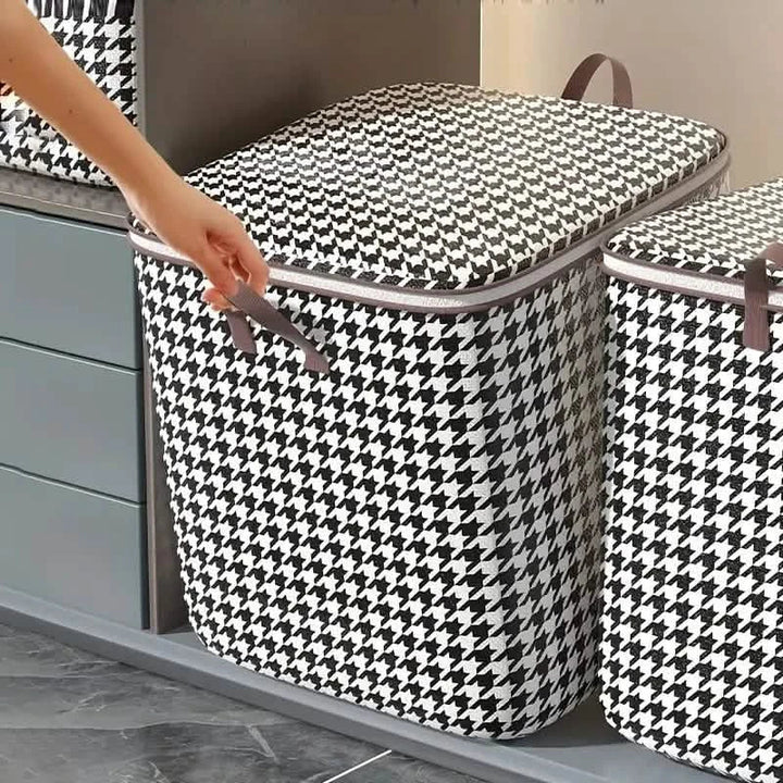 Kalsten | 2-Pack: Quilt Storage Bag Organizer Nonwoven Dustproof Foldable Closet Space-Saving Bag