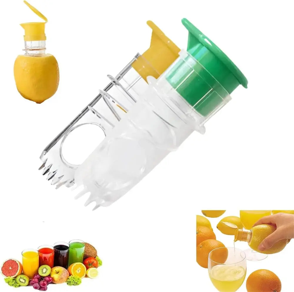 Kalsten | 2-piece lemon squeezer set with screw attachment – Fresh juice everywhere & anytime!