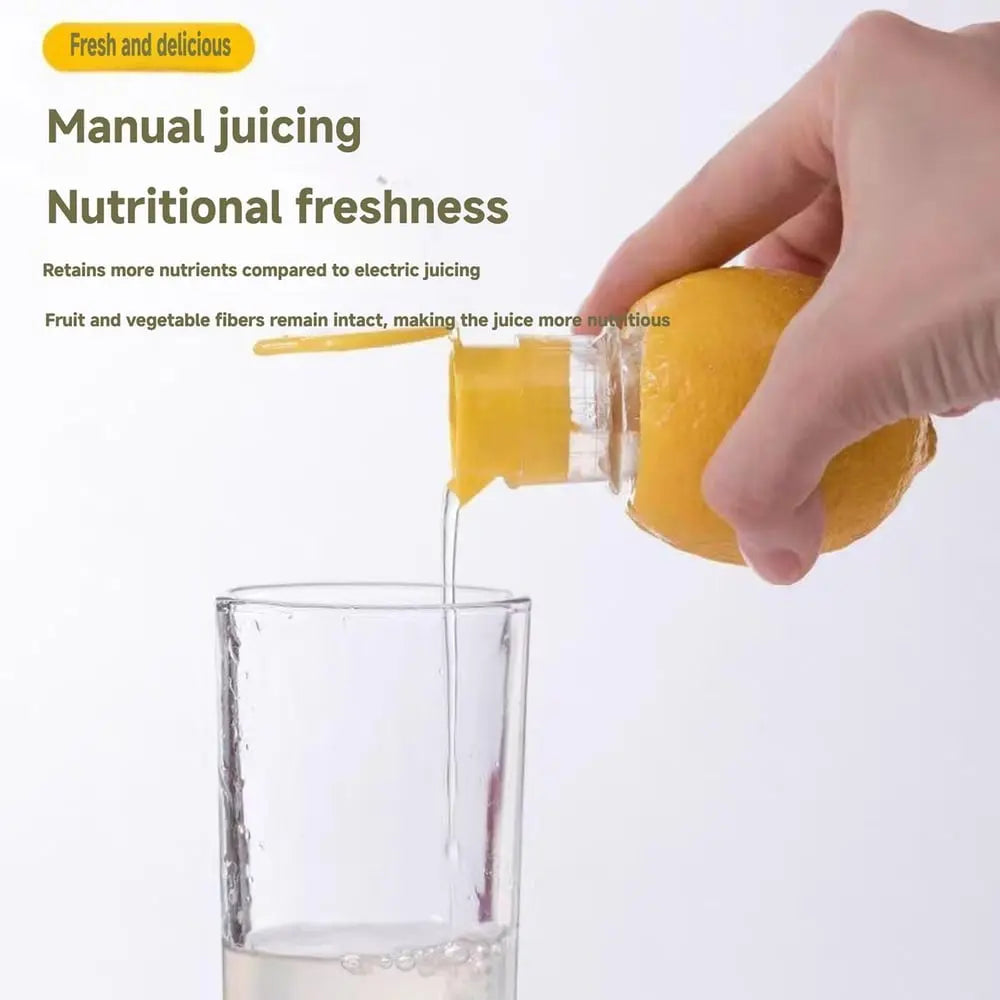 Kalsten | 2-piece lemon squeezer set with screw attachment – Fresh juice everywhere & anytime!
