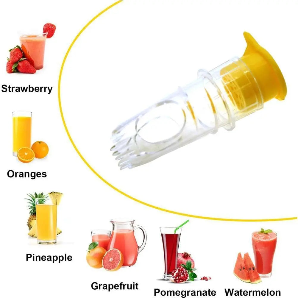 Kalsten | 2-piece lemon squeezer set with screw attachment – Fresh juice everywhere & anytime!