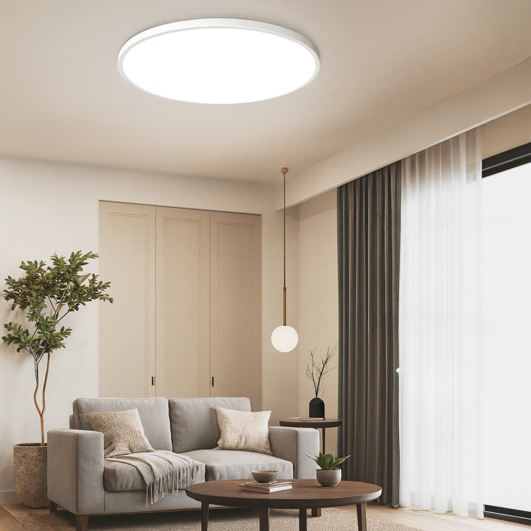 Modern Round Flush Mount LED Ceiling Lamp Kalsten