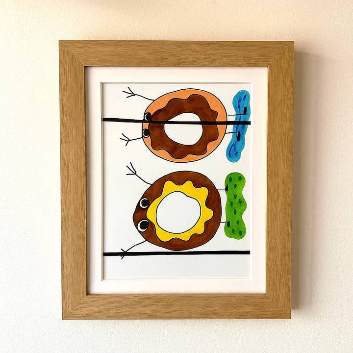 Wooden Hinged Art Display Photo Frame Kalsten