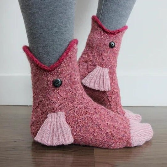 Knitted Crocodile Socks | Kalsten