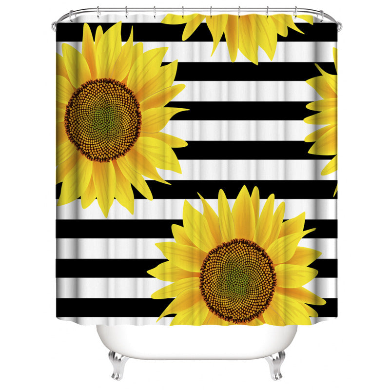 Floral Decorative Shower Curtain Kalsten