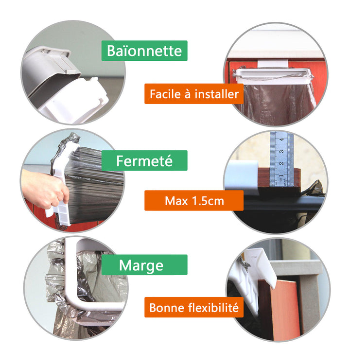 Trash Bag Hanging Support | Kalsten