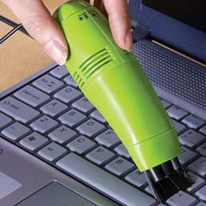 Kalsten | Mechanical Mini Computer Laptop Vacuum USB Keyboard Cleaner Brush Dust Collector Phone Cleaning Gadgets Supplies