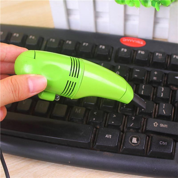 Kalsten | Mechanical Mini Computer Laptop Vacuum USB Keyboard Cleaner Brush Dust Collector Phone Cleaning Gadgets Supplies