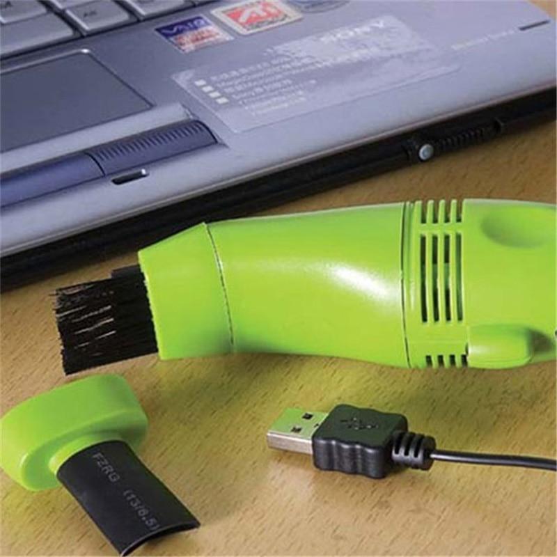 Kalsten | Mechanical Mini Computer Laptop Vacuum USB Keyboard Cleaner Brush Dust Collector Phone Cleaning Gadgets Supplies
