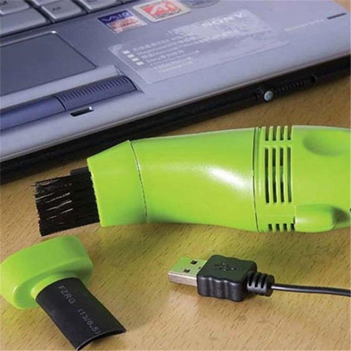 Kalsten | Mechanical Mini Computer Laptop Vacuum USB Keyboard Cleaner Brush Dust Collector Phone Cleaning Gadgets Supplies