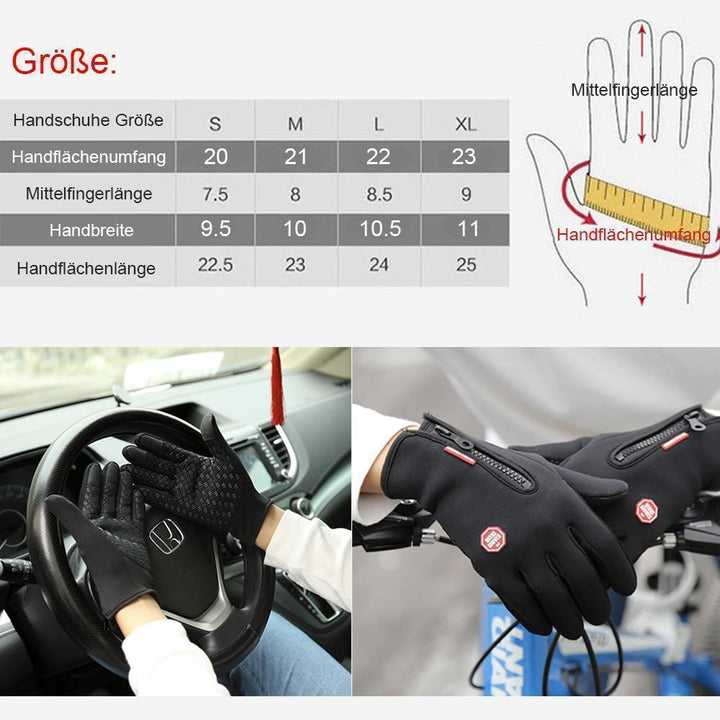 Kalsten | High-quality, warm, windproof and waterproof touchscreen gloves, Unisex