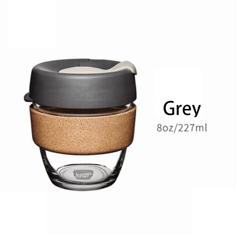 BowLift | Reusable & Portable Glass Coffee Cup With Lid & Sleeve, For Home, Travel & More