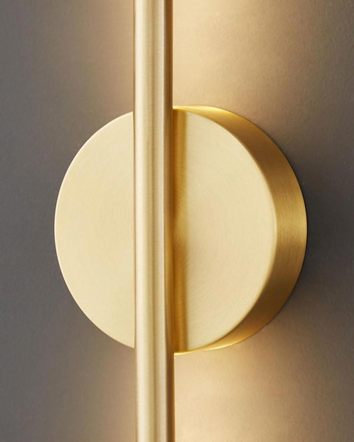 Modern Linear LED Wall Lamp – Gold Finish