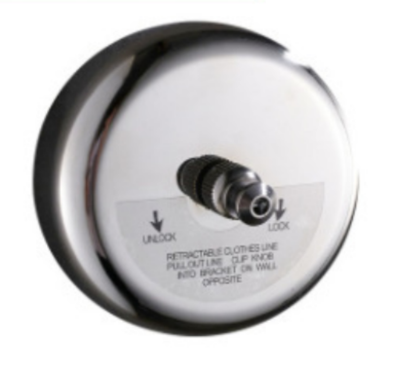 Kalsten | Punch-free Retractable Stainless Steel 2.8m Clothesline with 180¬∞ Free Installation & Stainless Steel Rope, Corrosion-resistant, No Rust, Avoid Falling Off, for Home & Travel