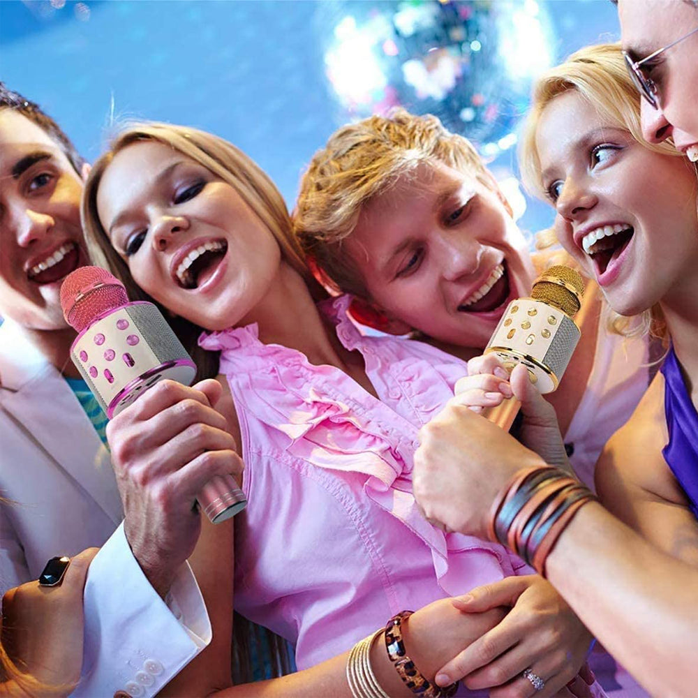 Rechargeable Bluetooth Karaoke Microphone