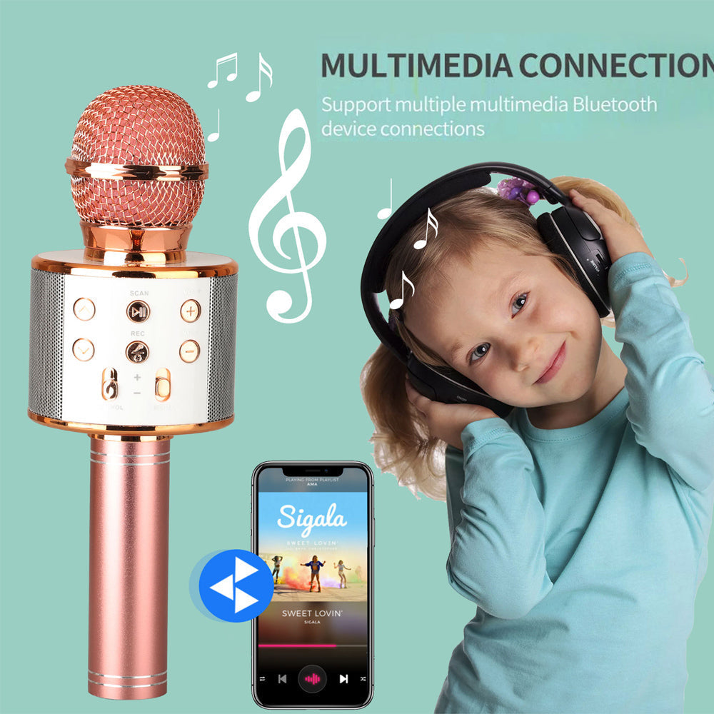 Rechargeable Bluetooth Karaoke Microphone