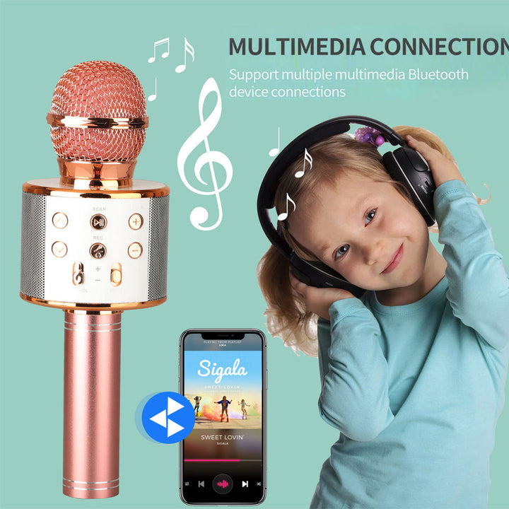 Rechargeable Bluetooth Karaoke Microphone