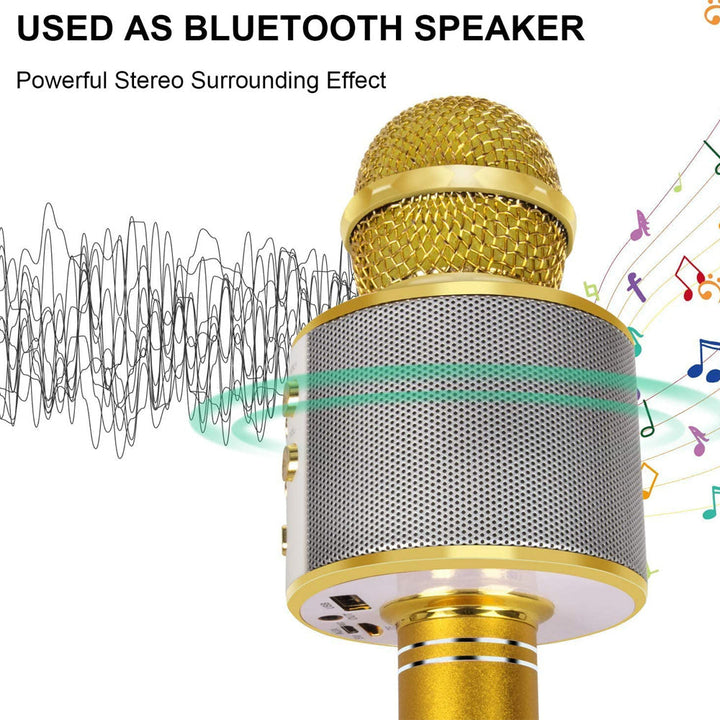 Rechargeable Bluetooth Karaoke Microphone