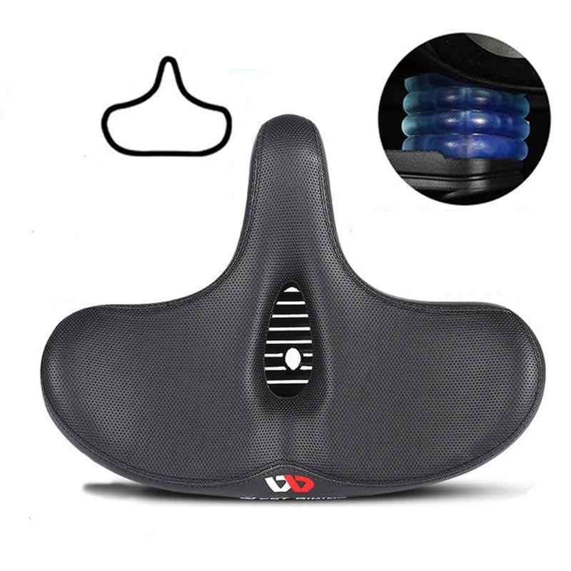 Skanto | RideEase - Extra Wide & Breathable Comfortable Bicycle Saddle, Ergonomic Bike Seat