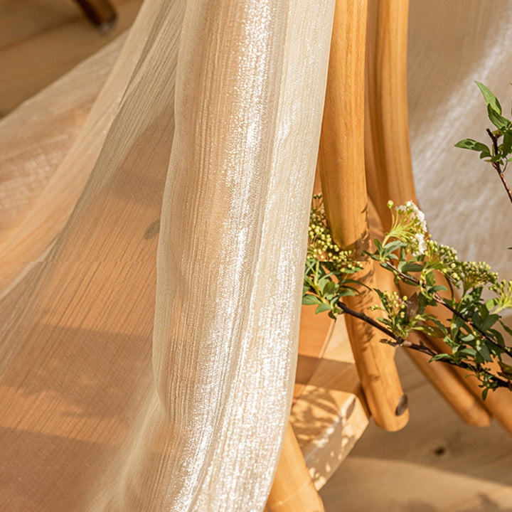 Transparent Linen Curtains, Light and Modern for Living Room | Kalsten