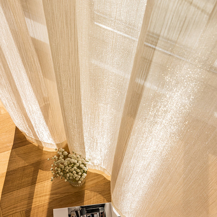 Transparent Linen Curtains, Light and Modern for Living Room | Kalsten