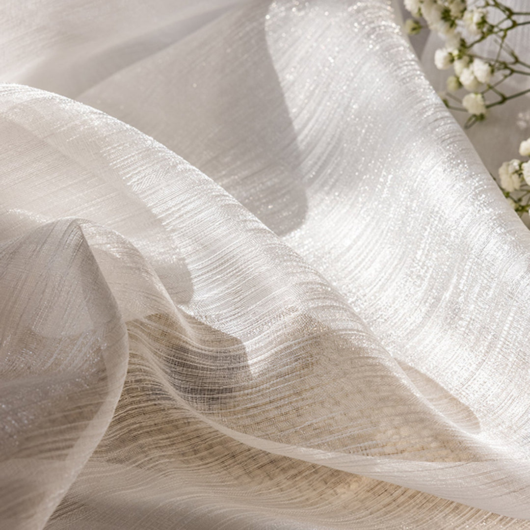 Transparent Linen Curtains, Light and Modern for Living Room | Kalsten