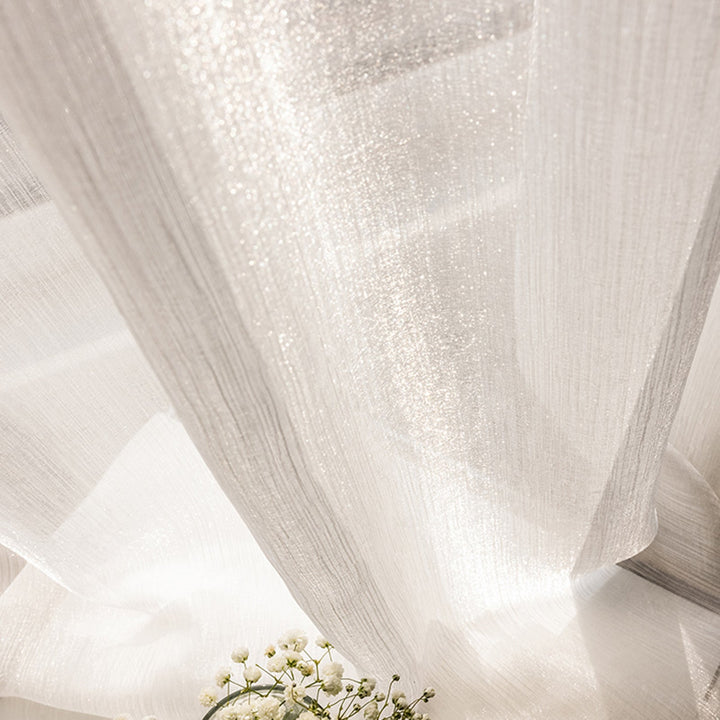 Transparent Linen Curtains, Light and Modern for Living Room | Kalsten