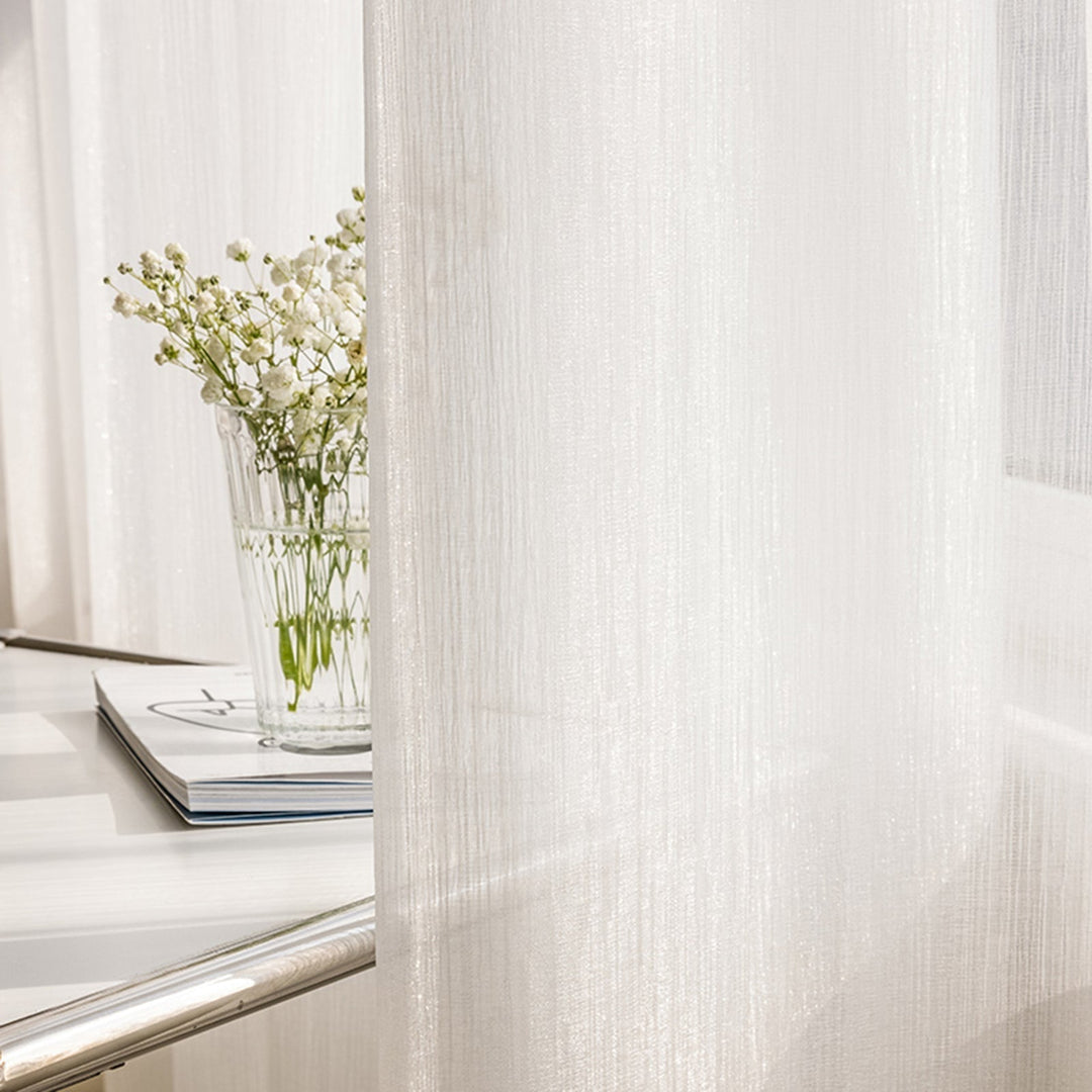 Transparent Linen Curtains, Light and Modern for Living Room | Kalsten