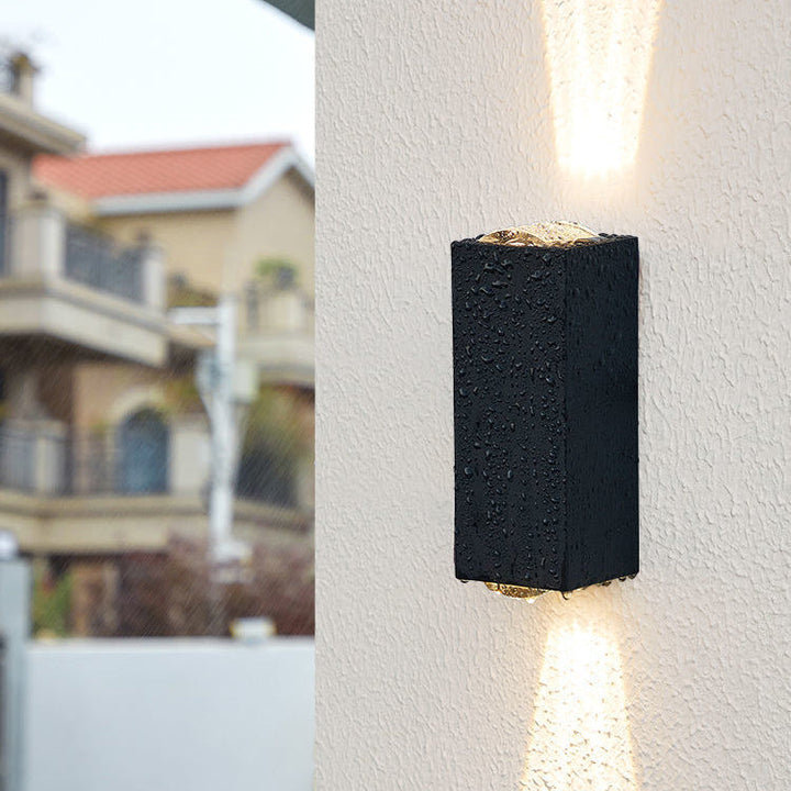 Modern Minimalist Outdoor Waterproof Beam Spotlight LED Outdoor Decorative Wall Sconce Lamp | Kalsten