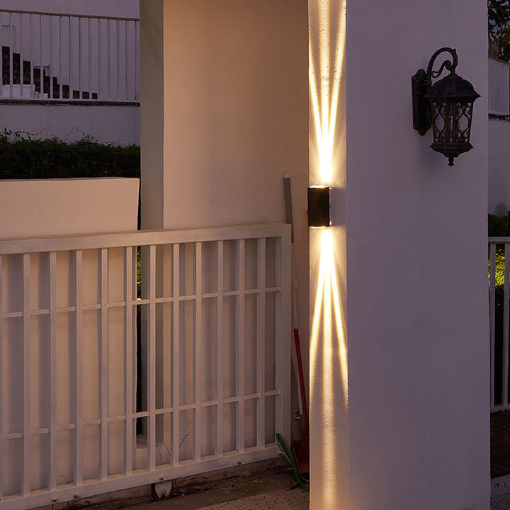 Modern Minimalist Outdoor Waterproof Beam Spotlight LED Outdoor Decorative Wall Sconce Lamp | Kalsten