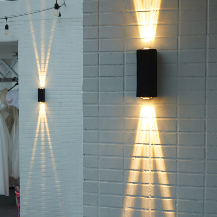 Modern Minimalist Outdoor Waterproof Beam Spotlight LED Outdoor Decorative Wall Sconce Lamp | Kalsten