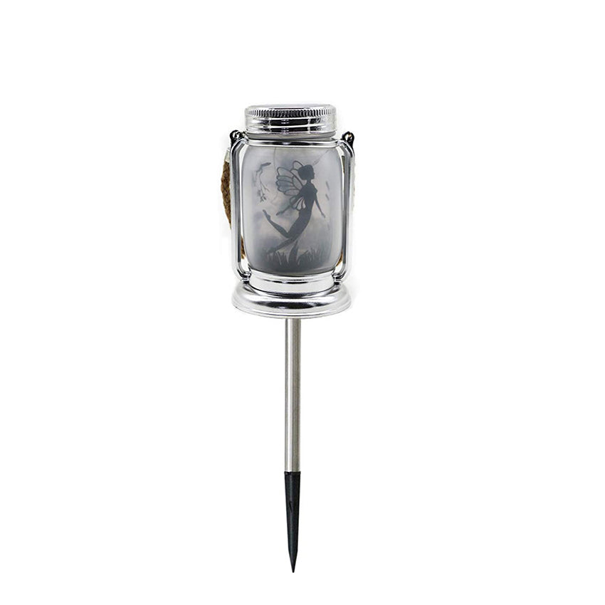 Solar Creative Fairy Frosted Glass Jar LED Outdoor Light | Kalsten