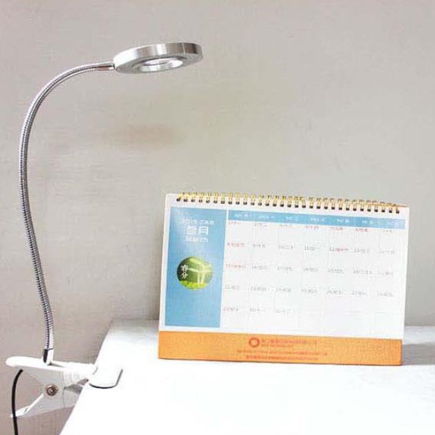 Creative simple USB pants button LED reading clip desk lamp | Kalsten
