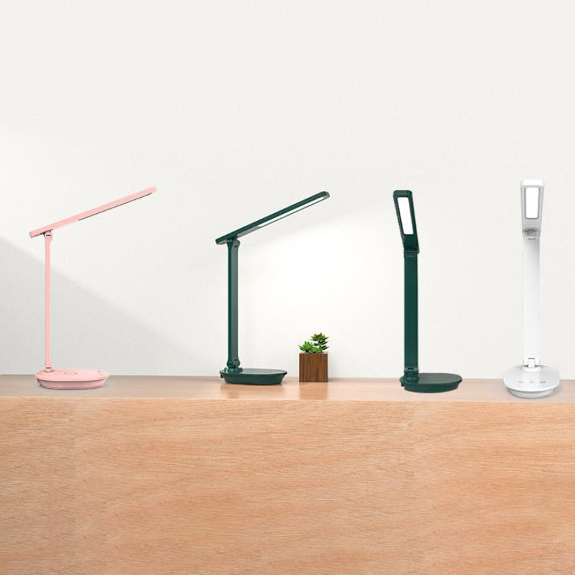 Modern Double Folding Eye Care Wireless Rechargeable LED Desk Lamp | Kalsten