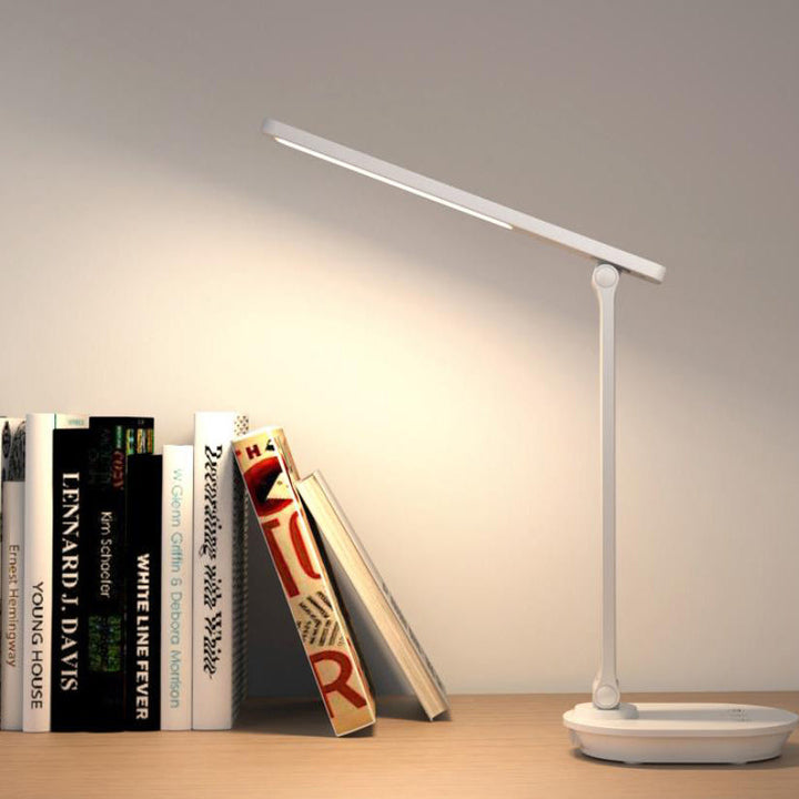 Modern double foldable eye care wireless rechargeable LED desk lamp | Kalsten