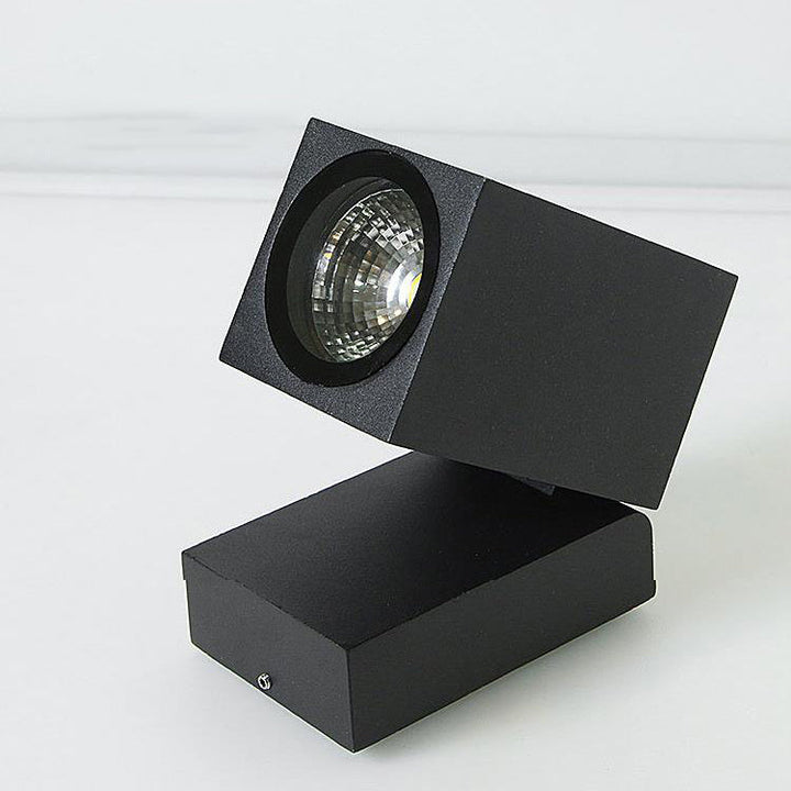Modern Outdoor Waterproof Square Spotlight Adjustable Angle LED Garden Wall Sconce Lamp | Kalsten