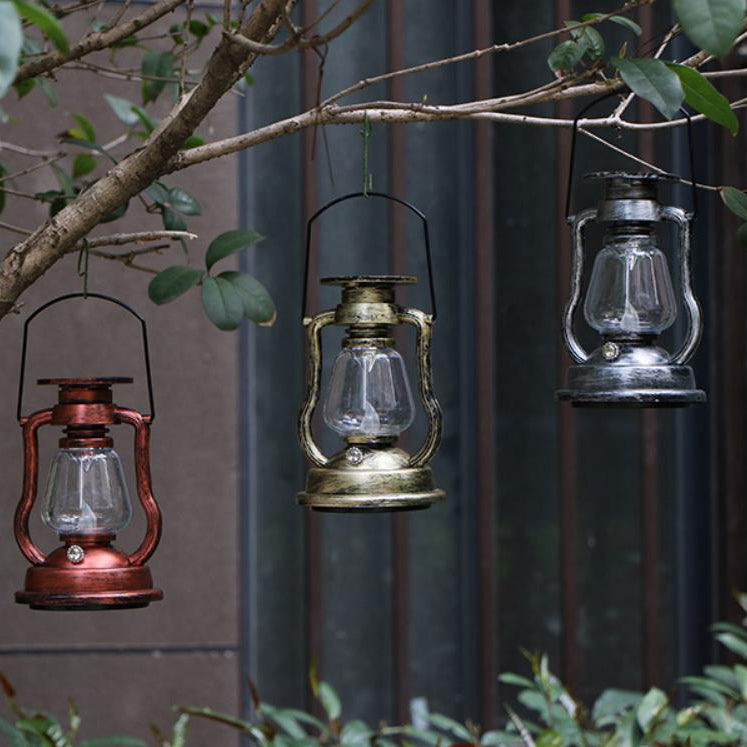 Solar Retro Kerosene Lamp Horse Lamp LED Outdoor Garden Patio Decoration Portable Flame Candle Light | Kalsten