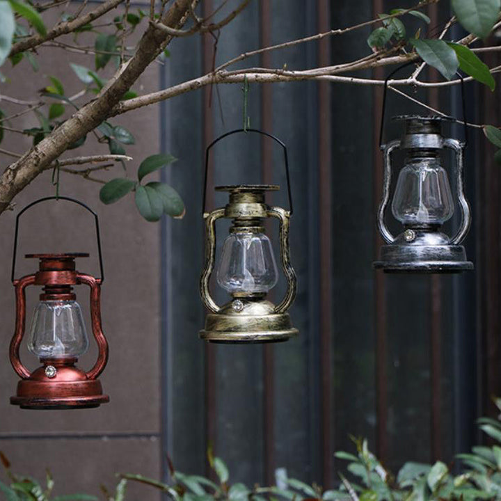 Solar Retro Kerosene Lamp Horse Lamp LED Outdoor Garden Patio Decoration Portable Flame Candle Light | Kalsten