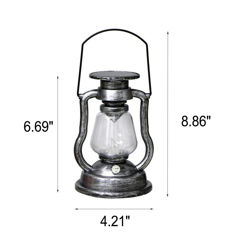 Solar Retro Kerosene Lamp Horse Lamp LED Outdoor Garden Patio Decoration Portable Flame Candle Light | Kalsten