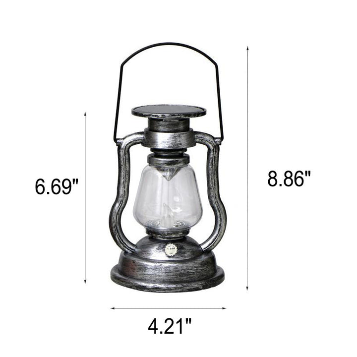 Solar Retro Kerosene Lamp Horse Lamp LED Outdoor Garden Patio Decoration Portable Flame Candle Light | Kalsten