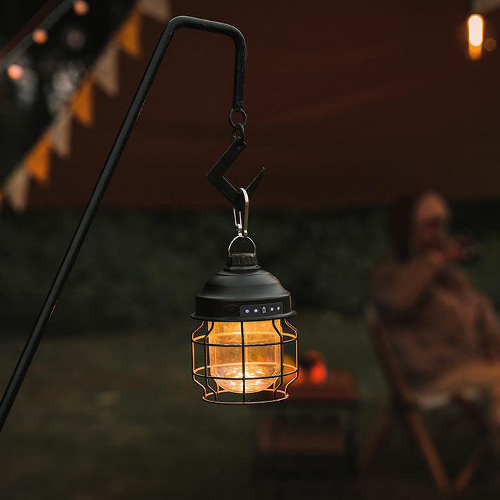 Outdoor Camping Wrought Iron LED Light | Kalsten