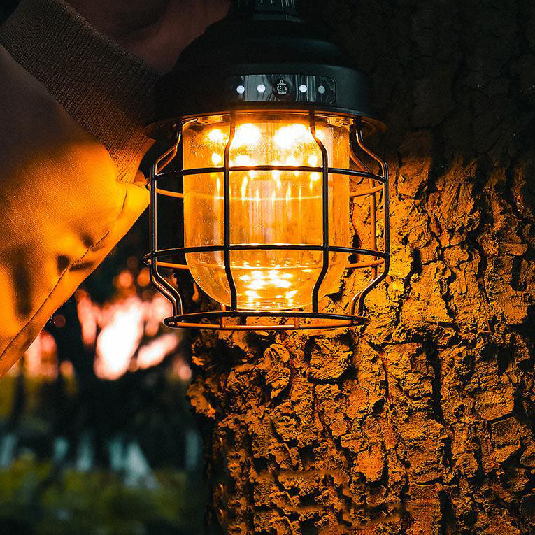 Outdoor Camping Wrought Iron LED Light | Kalsten
