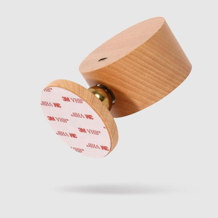 Simple wood USB rechargeable touch magnet LED night light wall sconce lamp | Kalsten