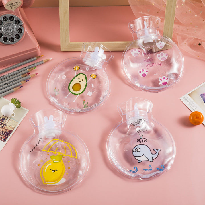 Ladies Transparent Water Bottle Set Bowlift