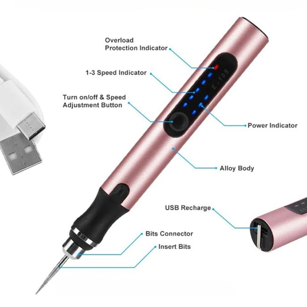 USB Rechargeable Engraving Pen
