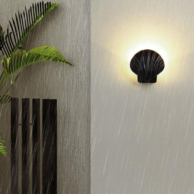 Outdoor Creative Shell Design Aluminum LED Waterproof Wall Sconce Lamp | Kalsten