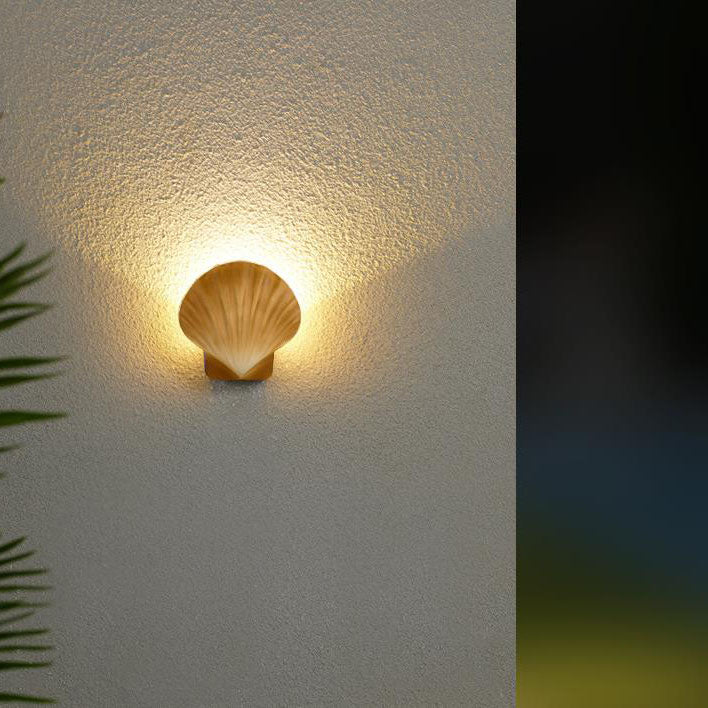 Outdoor Creative Shell Design Aluminum LED Waterproof Wall Sconce Lamp | Kalsten