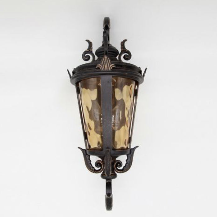 Traditional European Waterproof Aluminum Glass Cylinder 1-Light Wall Sconce Lamp For Outdoor Patio | Kalsten