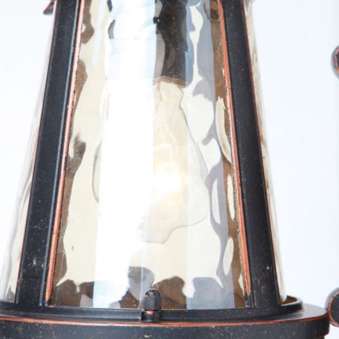 Traditional European Waterproof Aluminum Glass Cylinder 1-Light Wall Sconce Lamp For Outdoor Patio | Kalsten