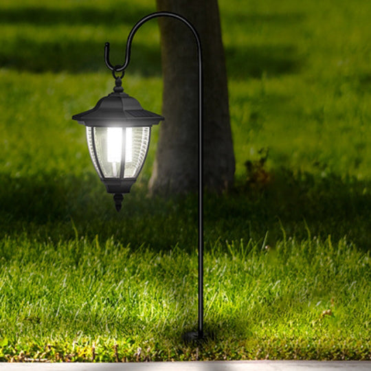 Traditional Farmhouse Waterproof Solar Lanterns Plastic Ground Plug LED Landscape Light For Garden | Kalsten